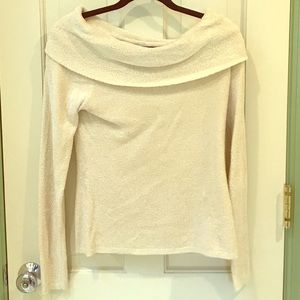 Sparkly Boatneck Caché Sweater